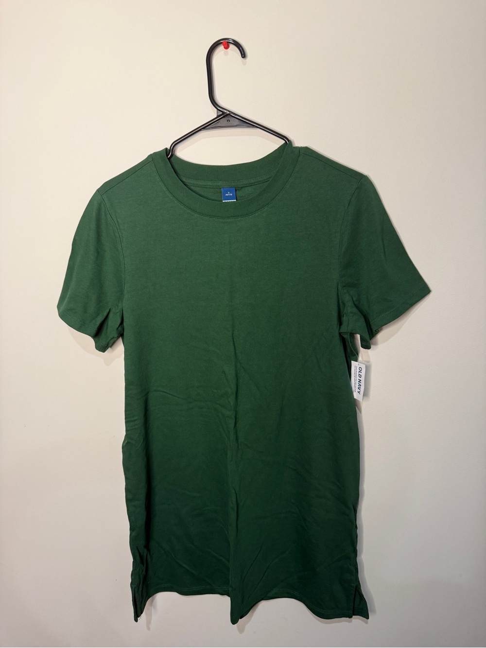 Old Navy Men's Dark Green Crewneck Short Sleeve Tee